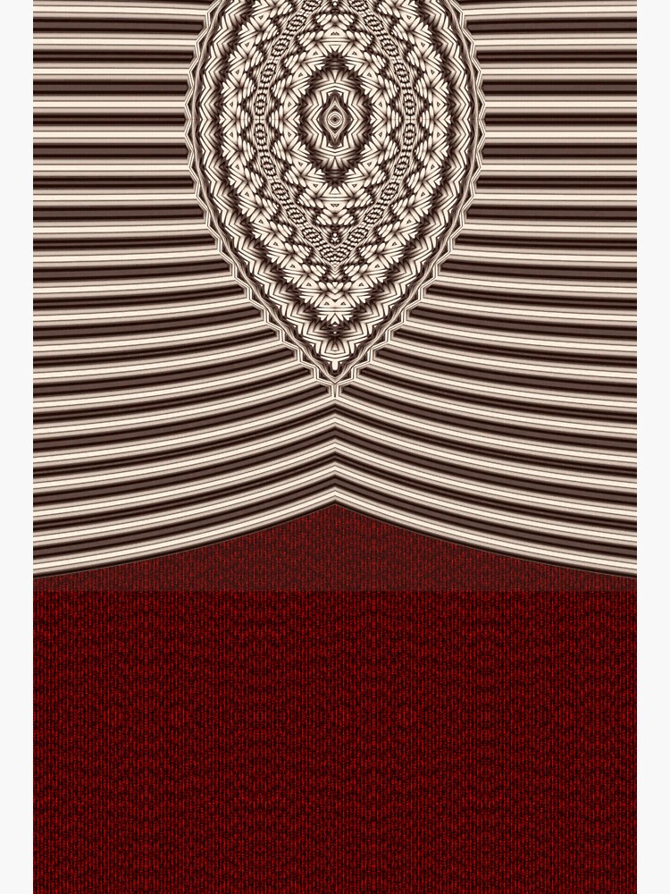 Thumbnail 3 of 3, Sticker, Royal Brocade (Red) designed and sold by Vk91.