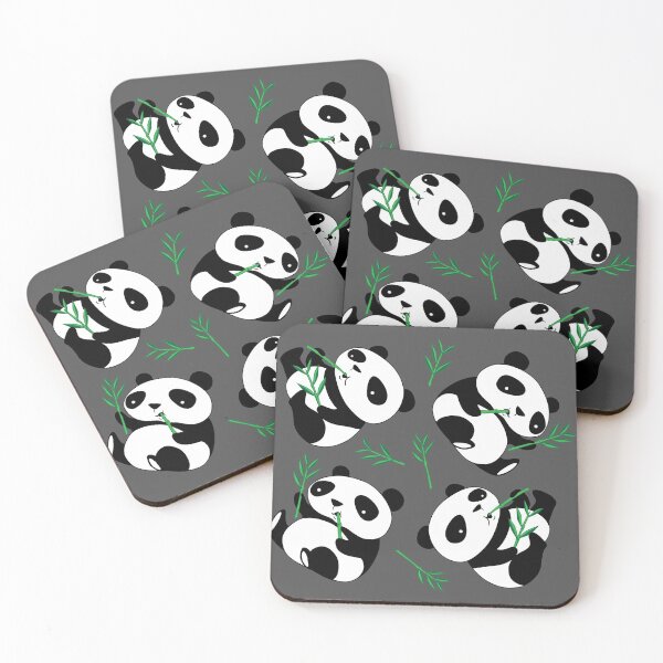 Item preview, Eating Panda (Grey) designed and sold by keeveneo.