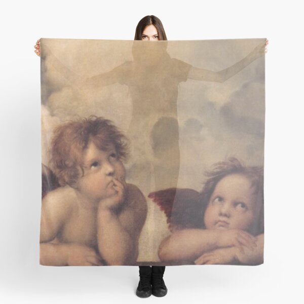 THE SISTINE MADONNA (detail) - RAPHAEL Scarf