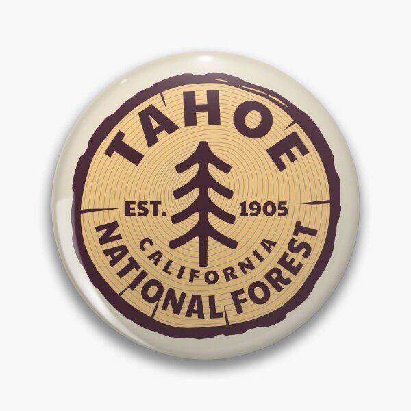 Item preview, Tahoe National Forest California Laptop Luggage Bumper designed and sold by DESTINATIONS DECAL.