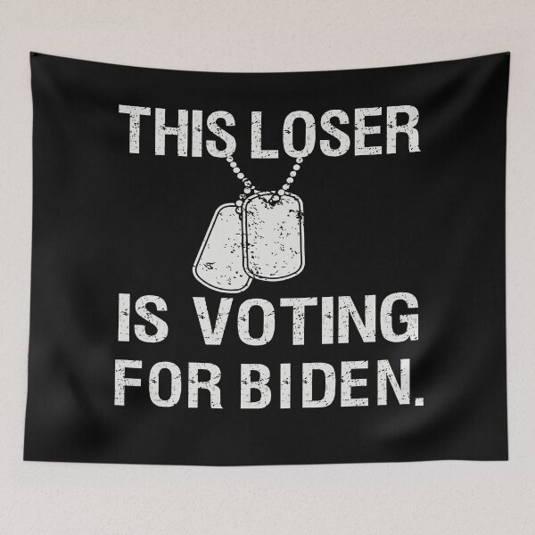 Item preview, This loser is voting for Biden Anti Trump Military designed and sold by Dream-bubble.