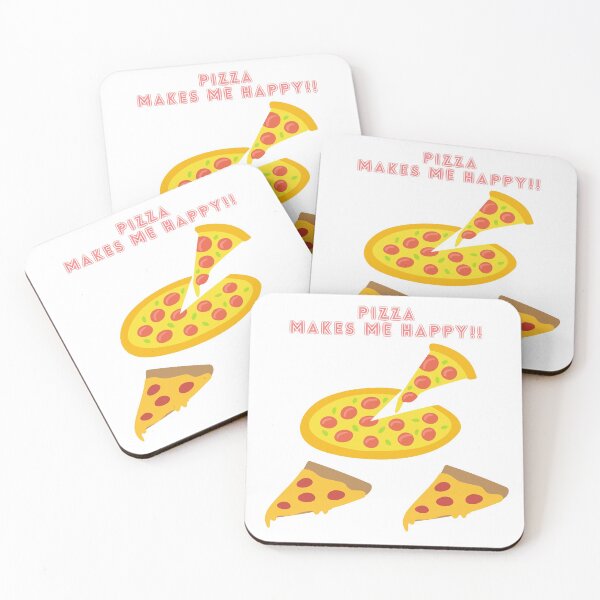 Item preview, Pizza Makes Me Happy designed and sold by Craftdrawer.