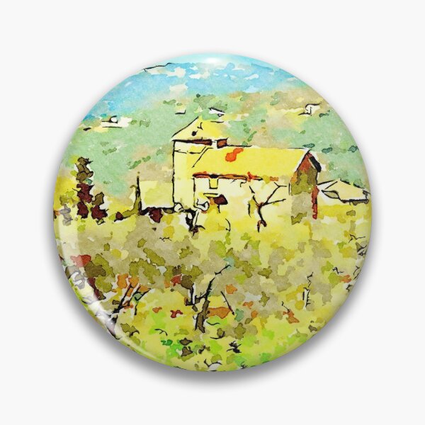 Item preview, Landscape with an house with silos in the olive grove designed and sold by Giuseppe Cocco.