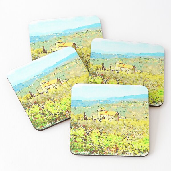 Item preview, Landscape with an house with silos in the olive grove designed and sold by Giuseppe Cocco.