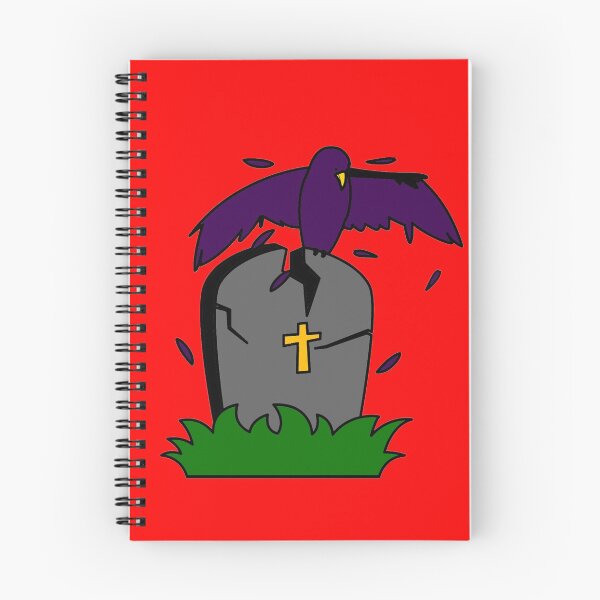 Item preview, Halloween Bird and Gravestone Spooky Cartoon designed and sold by Now-Thats-Crazy.