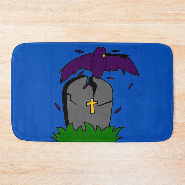 Item preview, Halloween Bird and Gravestone Spooky Cartoon designed and sold by Now-Thats-Crazy.