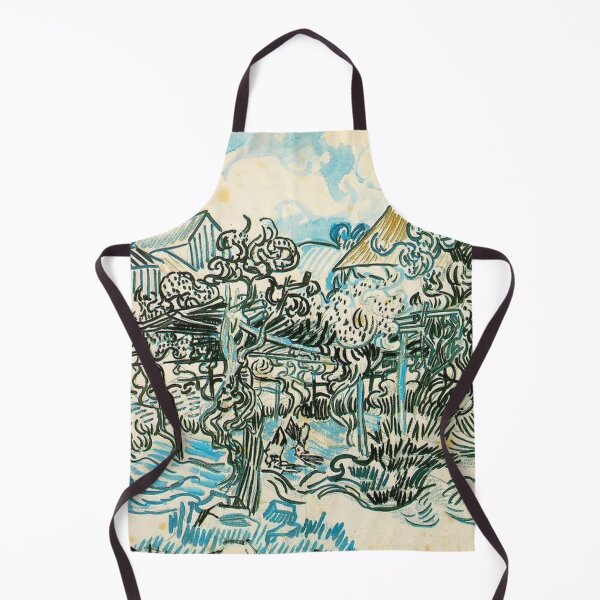 Item preview, OLD VINEYARD WITH A PEASANT WOMAN - VINCENT VAN GOGH designed and sold by arthistoryfever.