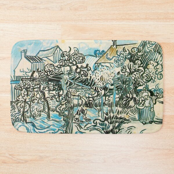 Item preview, OLD VINEYARD WITH A PEASANT WOMAN - VINCENT VAN GOGH designed and sold by arthistoryfever.