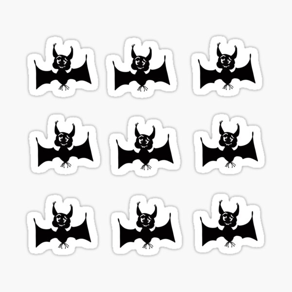 Billy the Halloween Bat Stickers Sticker