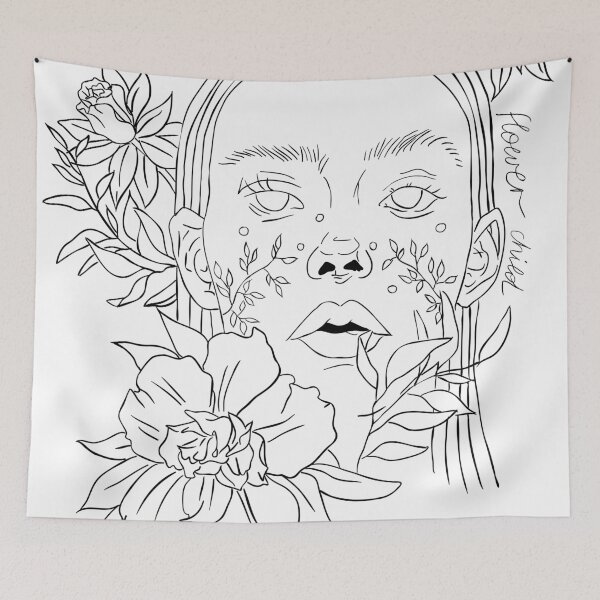 Item preview, be wild flower child designed and sold by cardboardworld.