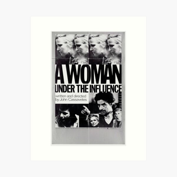 A Woman Under the Influence 1974 U.S. Poster  Under the influence, Movie  posters, Gena rowlands