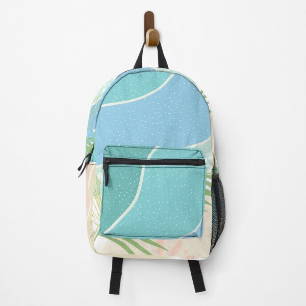 Item preview, Beach in Pastel Colours with Palm Trees, Coast, Coastline designed and sold by SoulLiving.