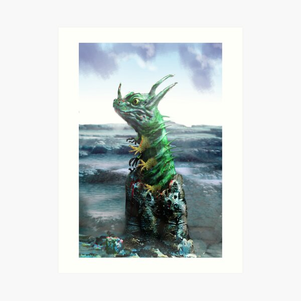 Birth of the Lizard King Art Print