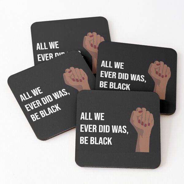 Item preview, All we ever did was, be black with girl power illustration designed and sold by RIOGRAPHIC.