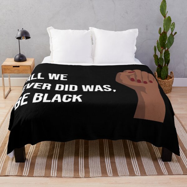 Item preview, All we ever did was, be black with girl power illustration designed and sold by RIOGRAPHIC.