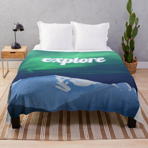 Aperçu de l'œuvre "Explorez" Quote Mountain Range créée et vendue par BoldNFresh.