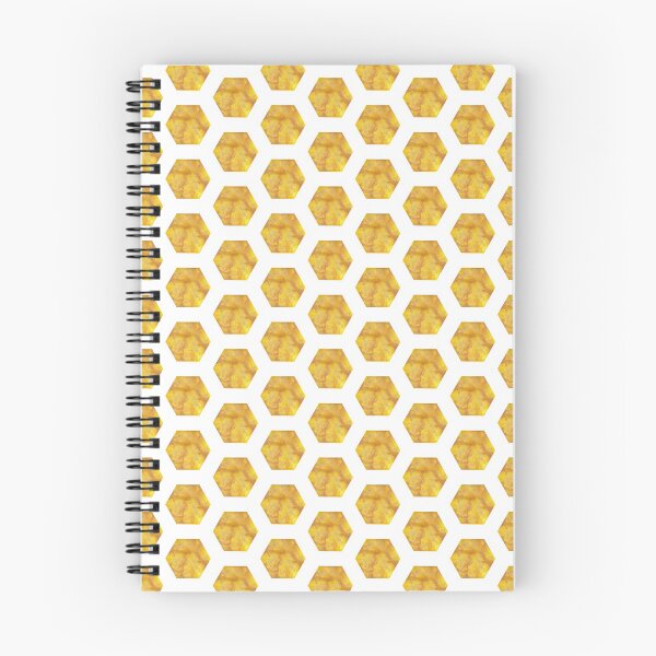 Item preview, Honey Hexagon - Tiny Watercolour Pattern designed and sold by MikkiDashDesign.