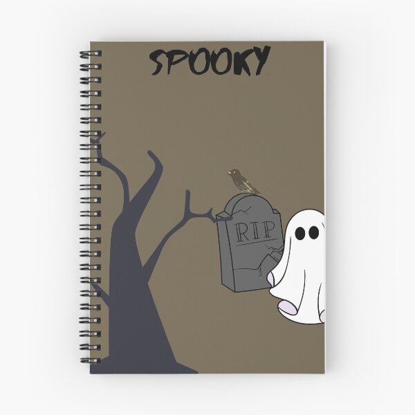 Item preview, Spooky halloween ghost and tombstone designed and sold by AnishaaT.