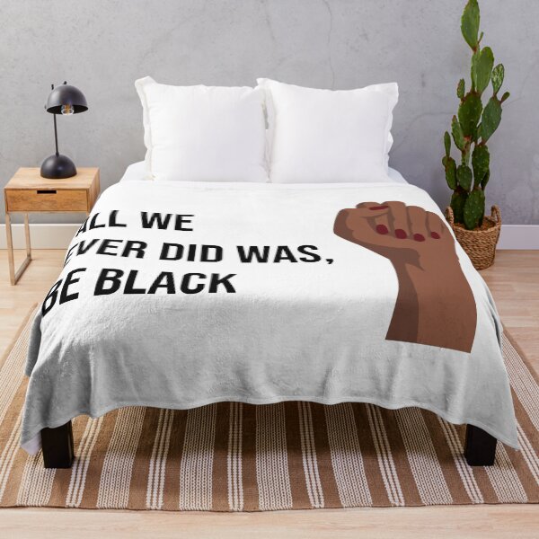 Item preview, All we ever did was, be black with girl power illustration designed and sold by RIOGRAPHIC.