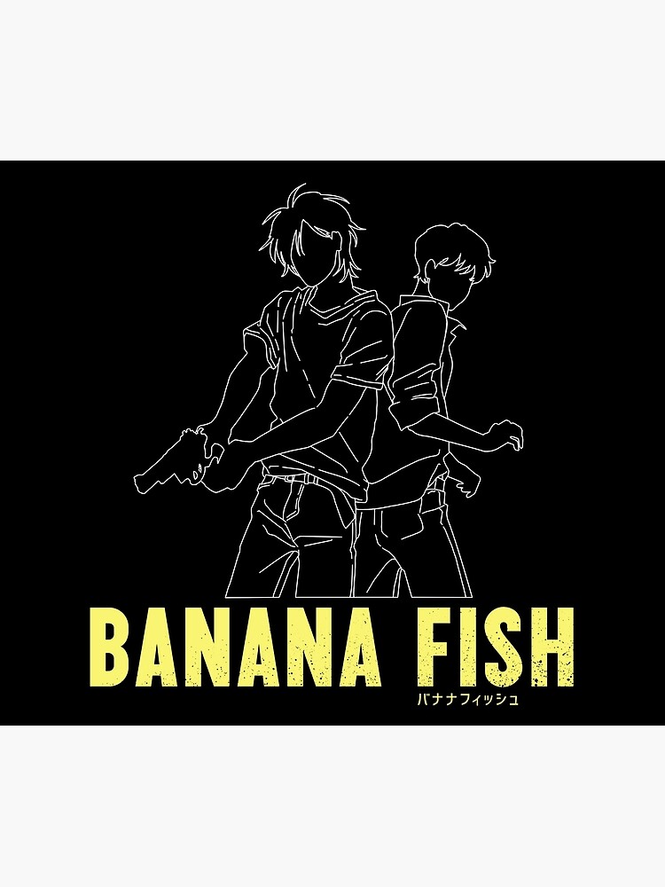 Banana Fish Ash Eiji Silhouette Tapestry 26