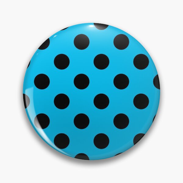 Item preview, Black Polka Dots on Blue Background designed and sold by Bumblefuzzies.