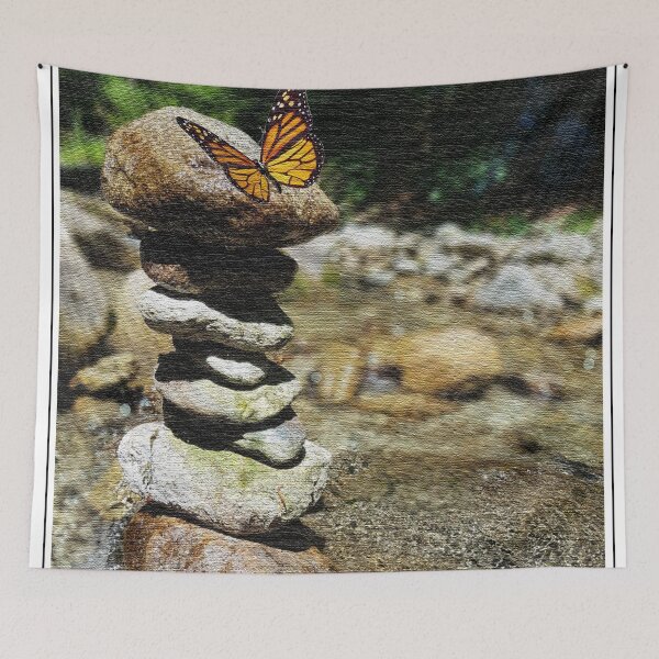 Item preview, Butterfly on a stone designed and sold by mariasamu95.