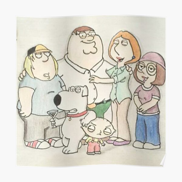 Family Guy Posters Redbubble - family guy roblox image