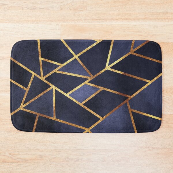 Item preview, Purple-Blue Gold Stone Geometric designed and sold by MA DESIGNS.