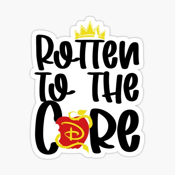 Rotten to the Core - poison apple - Descendants - Sticker