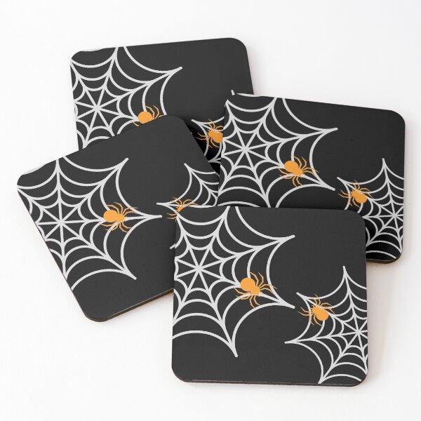 Aperçu de l'œuvre Araignées oranges et toile d'araignée créée et vendue par Winvalerie.