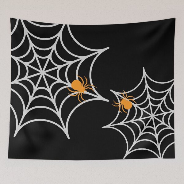 Item preview, Orange Spiders and Spider Web designed and sold by Winvalerie.