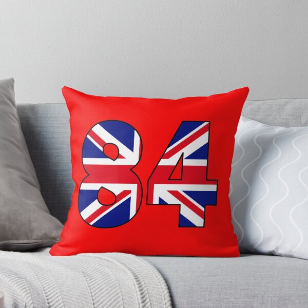 Item preview, Number 84 with UK flag on the background designed and sold by AllShirts21.
