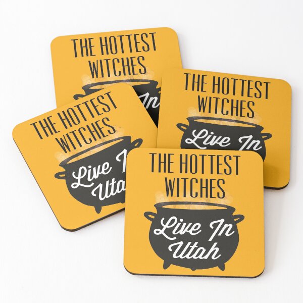 Item preview, The Hottest Witches Live in Utah Halloween Joke designed and sold by AMSonArt.