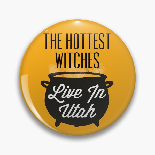 Item preview, The Hottest Witches Live in Utah Halloween Joke designed and sold by AMSonArt.