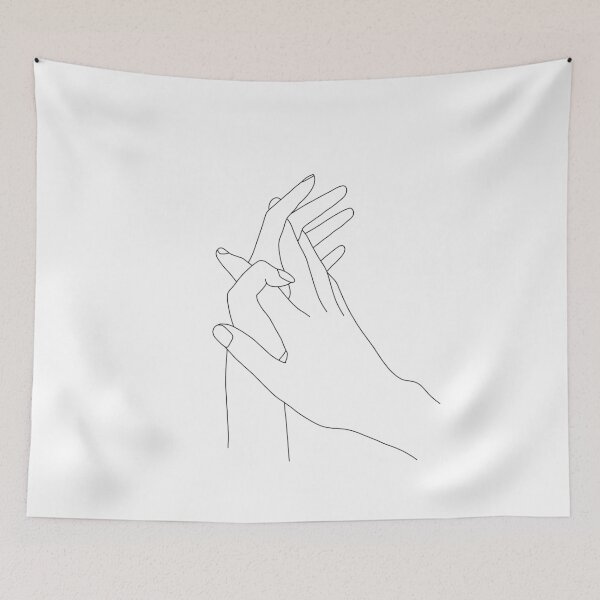 Item preview, Minimalist hands illustration - Winona designed and sold by TheColourStudy.