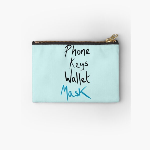 Item preview, Phone Keys Wallet Mask Blue Sign  designed and sold by ToriaScarlett.