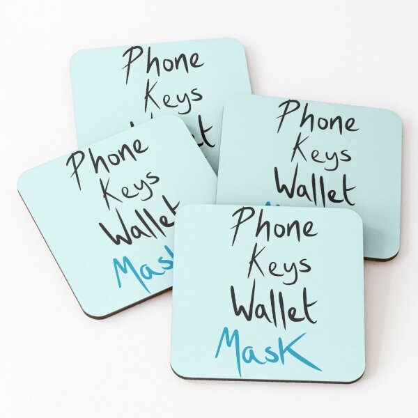 Item preview, Phone Keys Wallet Mask Blue Sign  designed and sold by ToriaScarlett.