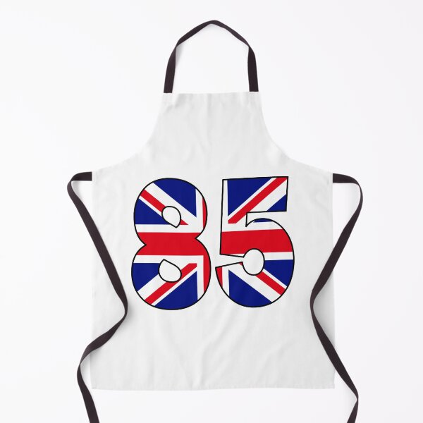 Item preview, Number 85 with UK flag on the background designed and sold by AllShirts21.