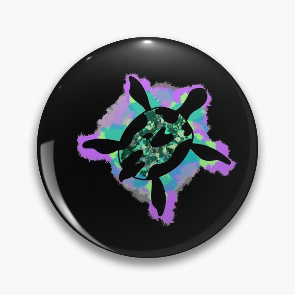 Item preview, Splatter paint sea turtle designed and sold by MoonlitMadnessDesigns.