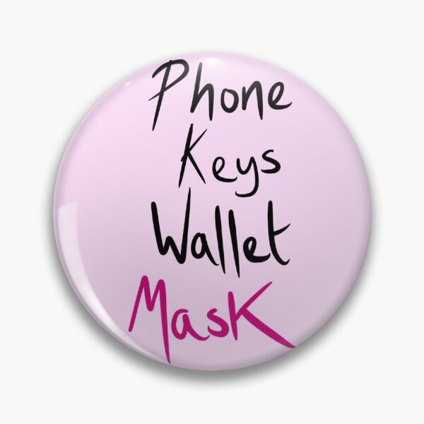 Item preview, Phone Keys Wallet Mask Pink Sign  designed and sold by ToriaScarlett.