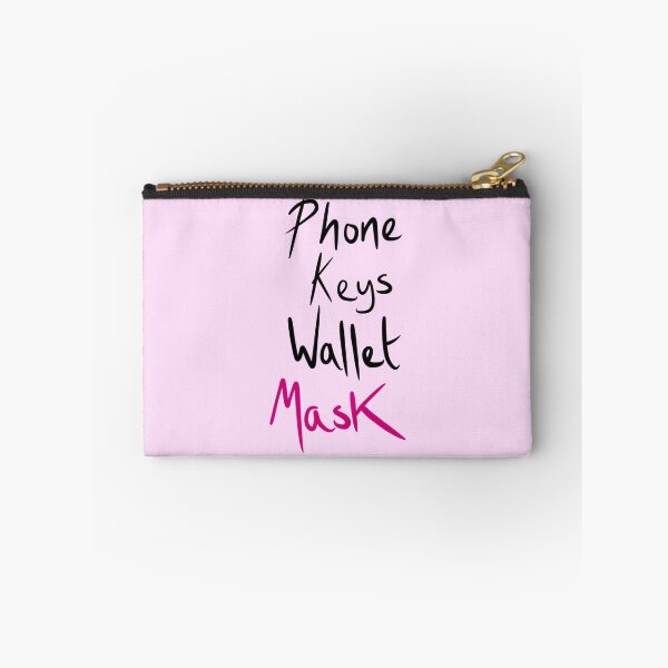 Item preview, Phone Keys Wallet Mask Pink Sign  designed and sold by ToriaScarlett.