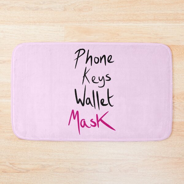 Item preview, Phone Keys Wallet Mask Pink Sign  designed and sold by ToriaScarlett.