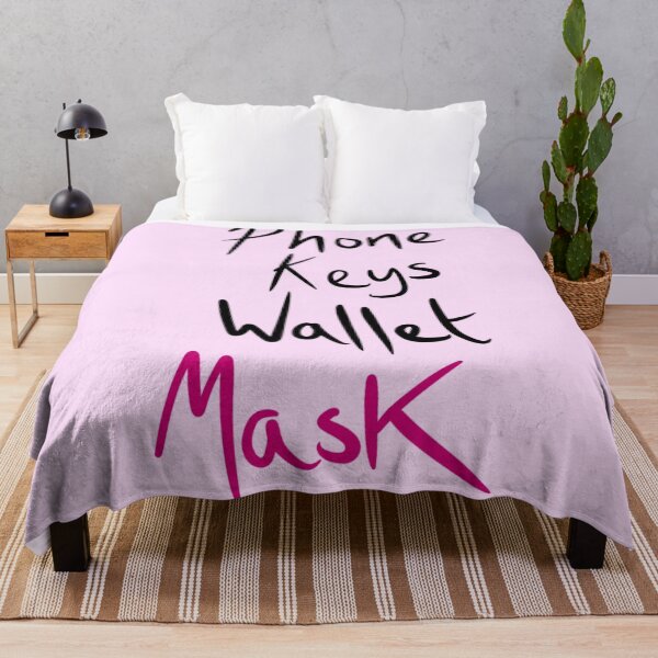 Item preview, Phone Keys Wallet Mask Pink Sign  designed and sold by ToriaScarlett.