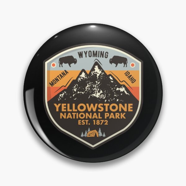 Item preview, YellowStone National Park Est. 1872 Bison Buffalo  designed and sold by Dan66.