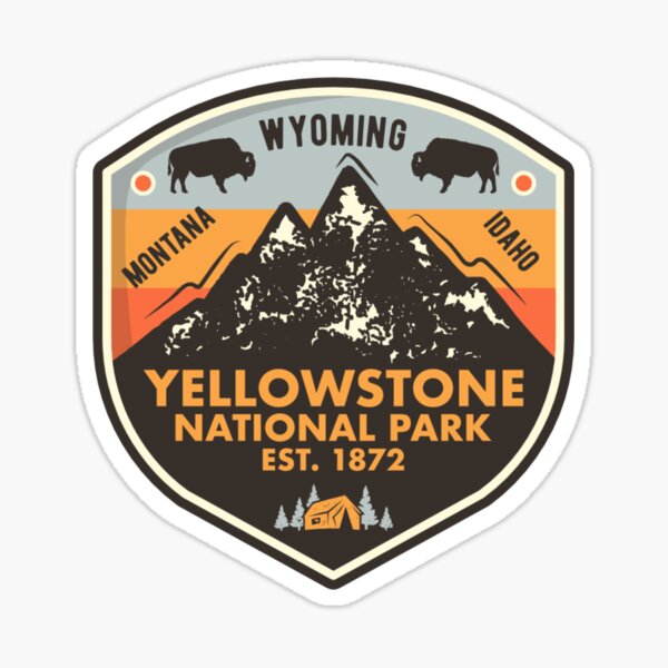 Item preview, YellowStone National Park Est. 1872 Bison Buffalo  designed and sold by Dan66.