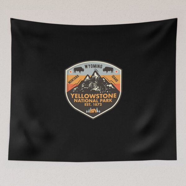 Item preview, YellowStone National Park Est. 1872 Bison Buffalo  designed and sold by Dan66.