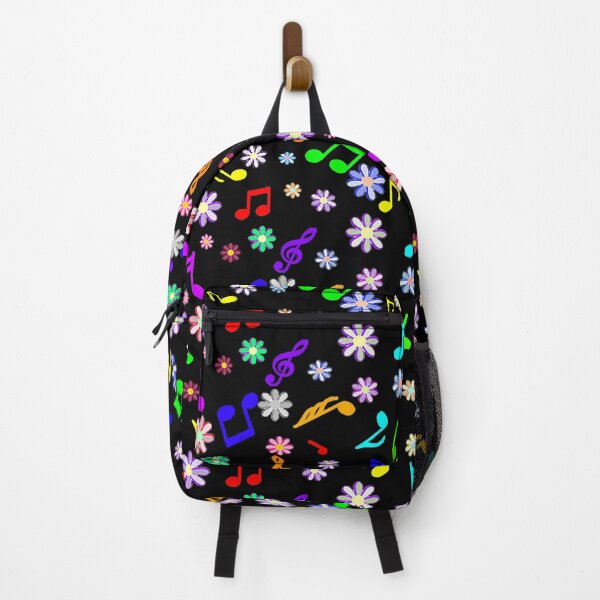 Item preview, colorful music notes and flowers designed and sold by med-leghdaich.