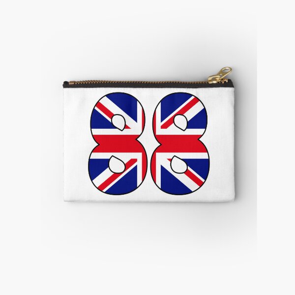 Item preview, Number 88 with UK flag on the background designed and sold by AllShirts21.