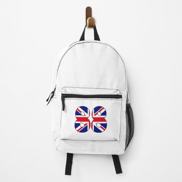 Item preview, Number 88 with UK flag on the background designed and sold by AllShirts21.