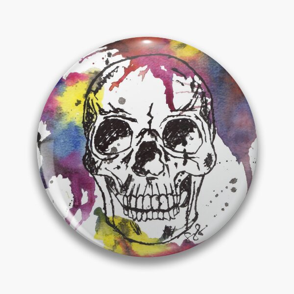 Item preview, Rainbow Skull designed and sold by MenagerieMayhem.
